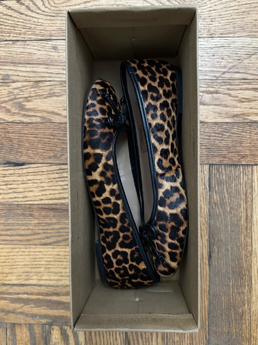 Steve Madden Vixen Leopard Ballet Flats - Picture 7 of 8